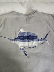 Vineyard Vines Men SS Whale Pocket Crew Tee T-Shirt “SAILFISH WHALE LINE” sz XS
