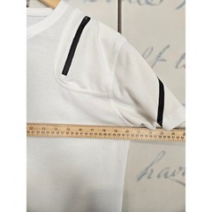 Paskho Performance Tee S White Asymmetrical Zipper Techwear Gorpcore Sport