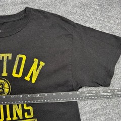 NHL Boston Bruins Mens M Black Hockey Club Short Sleeve Tee