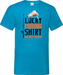 Lucky Fishing Shirt Do Not Wash Humour Novelty T Shirt Various Colours And Sizes