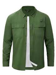 I Men’s Button Down Shirt, Long Sleeve, Quick Dry