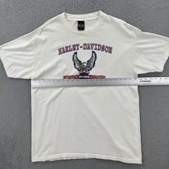 Vintage Harley-Davidson Motorcycles Mens XL White T Shirt Chandler Arizona Y2K