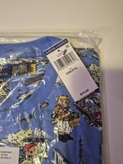 Polo Ralph Lauren Blue Polo Bear Paris Graphic T-Shirt Size 2XB New With Tag