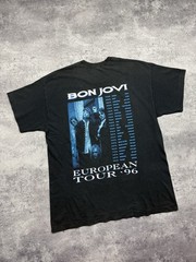 Vintage 1996 Bon Jovi These Days Rare Tour T-Shirt Single Stitch Black Size XL
