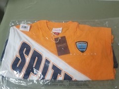 New Mitchell & Ness Mens London Spitfire Overwatch League Play By Play T-Shirt.