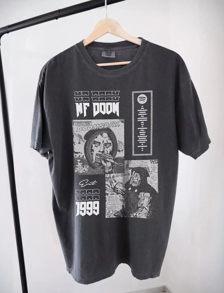 MF Doom Shirt, MF Doom Black Short Sleeve Cotton T-shirt Unisex S-5XL
