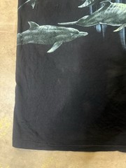Vintage 90s Greenpeace Let Them Live Dolphin T Shirt XXL USA Made Single Stitch