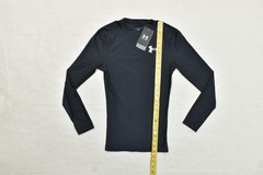 Under Armour HeatGear Compression Shirt Men’s S Black Long Sleeve Athletic NEW
