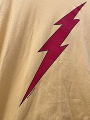 Vintage Reverse Flash DC Comics Logo Graphic Yellow Long Sleeve Shirt Men’s L