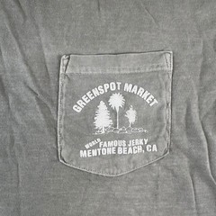Good Shirts Pocket T-Shirt Mens Large Even Mentone Beach Summer Skinny Dip USA