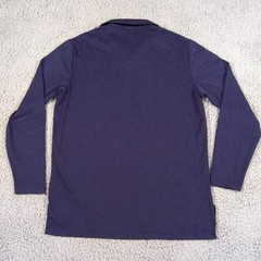 Ralph Lauren RLX T Shirt Men’s M Blue Polo Wicking Golf Maui Hawaii Long Sleeve