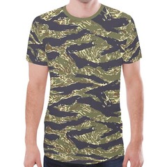 US Tigerstripes Woodland Camouflage Sports Tee XS to 5XL