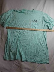 Salt Life T-Shirt Mens Size XL Mint Green Graphic Pocket Crew Neck Beach Casual