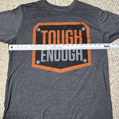 WWE Tough Enough T Shirt Men’s XL Gray Wrestling Graphic Print