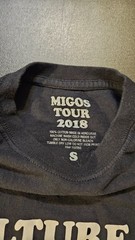 Migos Tour 2018 Culture 2 Graphic T-Shirt Adult S Black Rap Tee Hip-Hop