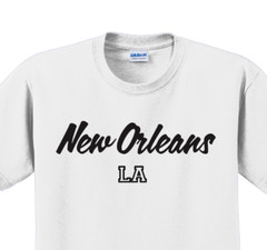 New Orleans, Louisiana State T-Shirt Short Sleeve Graphic Tee Unisex apparel