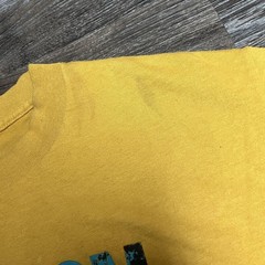 Vintage Levi’s Button Your Fly Shirt Mens Medium Yellow 501 1991 90s Graphic Tee