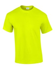 MENS HI VIS T SHIRT SAFETY ORANGE YELLOW COTTON Mix SMALL TO 5XL, BIG SIZES