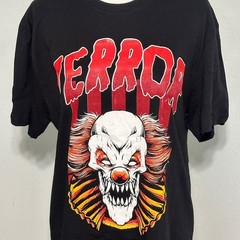 Brooklyn Vertical Boutique Terror Clown Black Unisex Graphic T-shirt NWOT