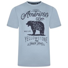 KAM American Bear Printed For Men in 4 Colours, 2XL-8XL