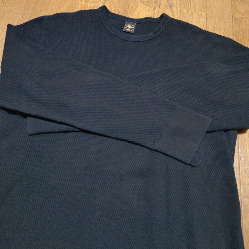 Iron Heart Heavy Thermal Long Sleeve Shirt XXL Black