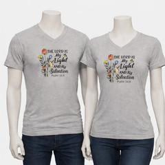 Cyberwear Spiritual T-Shirt “I will not be Shaken” Psalm 16:8 Stretchable Small