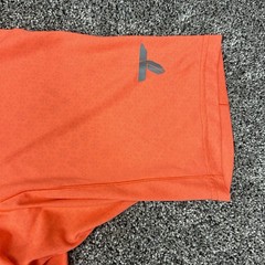 Columbia Mens Titanium Cirque River SS Crew Neck Orange XL Omni Freeze