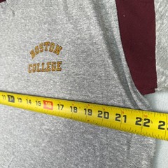 VTG 80s Champion Boston College T Shirt XL 22×29 Eagles Football V Neck USA