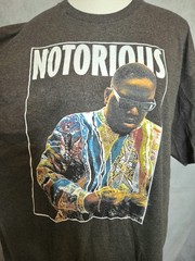 Brooklyn Mint Biggie Smalls Coogi Sweater Graphic Gray T-Shirt Men’s XXL NWOT