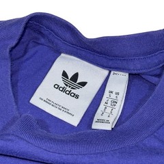 Adidas Embroidered Logo T Shirt Men’s Size Small Purple Short Sleeve Graphic