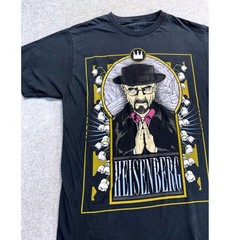 Breaking Bad Heisenberg Graphic T Shirt Mens Large Black Walter White Tee Merch