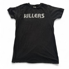 Vintage The Killers Graphic Tee Dots Logo Bay Island Sportswear 100% Cotton Band