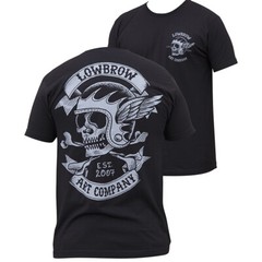 Lowbrow Art Fury Road Black Tattoo Tee Cafe Racer Biker T-shirt S-M-L-XL-2XL NWT