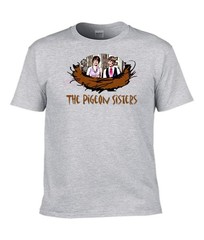 Odd Couple Felix Unger Oscar Madison The Pigeon Sisters Tribute Parody Shirts