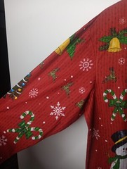 Ugly Christmas 3D All Over Print Long Sleeve T Shirt Men’s Large Snowman NWT