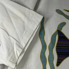 Vintage 90s Waikoloa Hawaii Angelfish Graphic Tee White Cal Cru USA Made XL