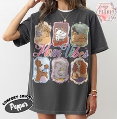 Retro Mom Vibes Shirt, Theme Park Family Trip Tee, Mothers Day Gift