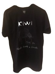 Custom Medium Black Kiwi Shirt