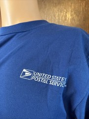 Vintage 2001 United States Postal Service Together We Strive Shirt Size Medium