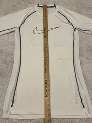Nike Pro T-Shirt Mens L Short Sleeve Dri-Fit Tight Graphic Logo White DD1992-100