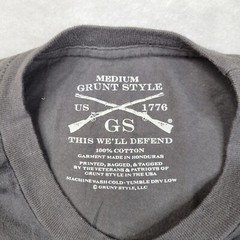 Grunt Style Shirt Mens Medium Marine Club Vet Veteran Patriot Washington Lincoln