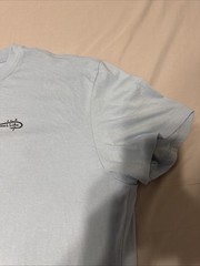 Reel Life Men’s Large T-Shirt Powder Blue Lightweight Graphic Fishing Tee