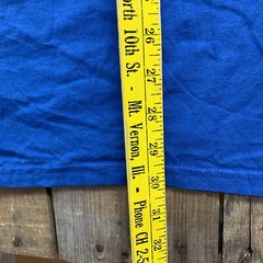 BCG Blank Solid Blue T-Shirt Mens Size 3XL