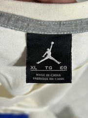 Nike Air Jordan T-Shirt Men XL Big Jumpman Embroidered Logo Blue White 37269-101
