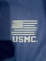 UNITED STATES MARINES USMC “SEMPER FIDELIS” Blue Long Sleeve T-Shirt – Sz M