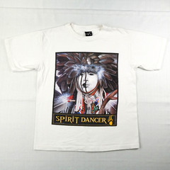 Spirit Dancer Diamond Dust Vintage 90s T Shirt Mens M White Native American Art