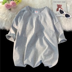100% Cotton O-Neck Oversized Summer Short Sleeve Men’s T Shirt HipHop Streetwear