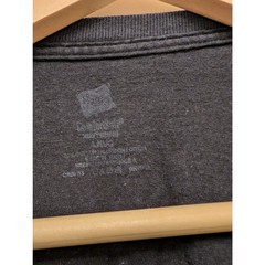 Hanes American Lineman Crewneck T-Shirt Short Sleeve Black Men’s Size L Utility