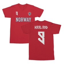 Norway Soccer No. 9 Jersey Style Unisex T Shirt Football Fan Gift
