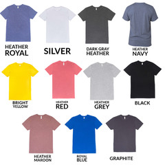 Threadfast 100A Blank T-Shirt Soft Premium Tee S-3XL Multiple Colors Bulk
